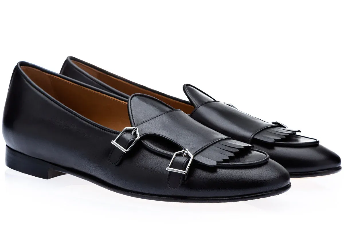 Opal Black Casual Shoes