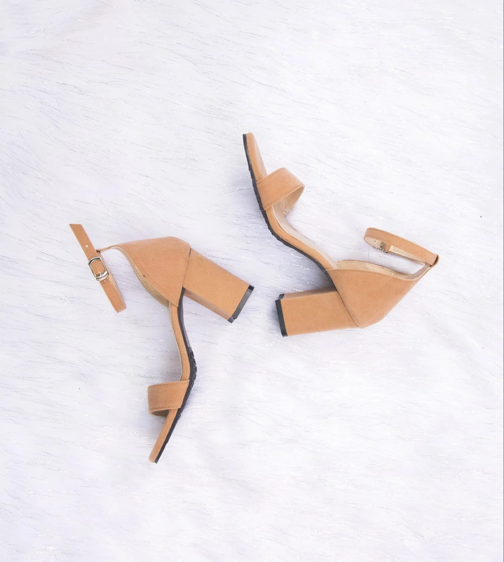 Open Toe Block Heels
