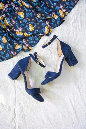 Open Toe Block Heels