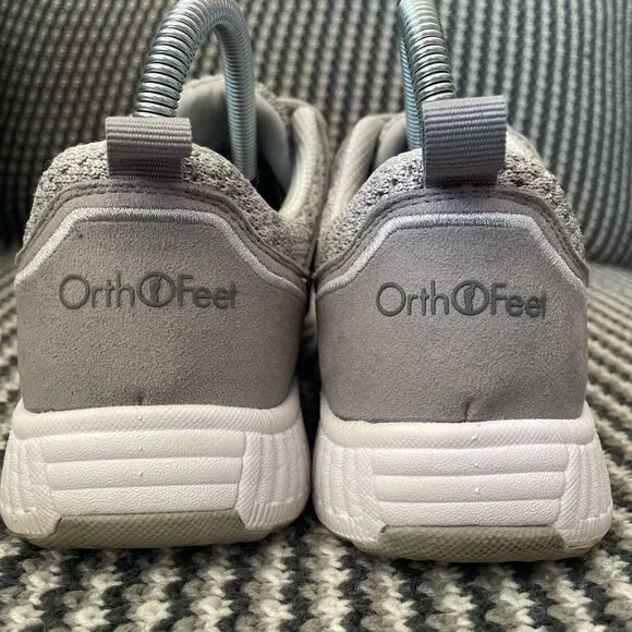 Orthofeet Francis No-tie grey sneaker women’s shoe size 7.5