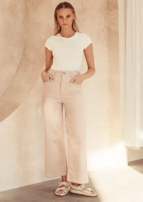 Paper Heart Rollin' Pant Oatmeal
