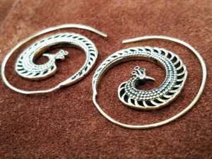 Peacock Earrings