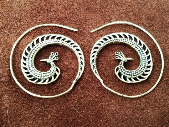Peacock Earrings
