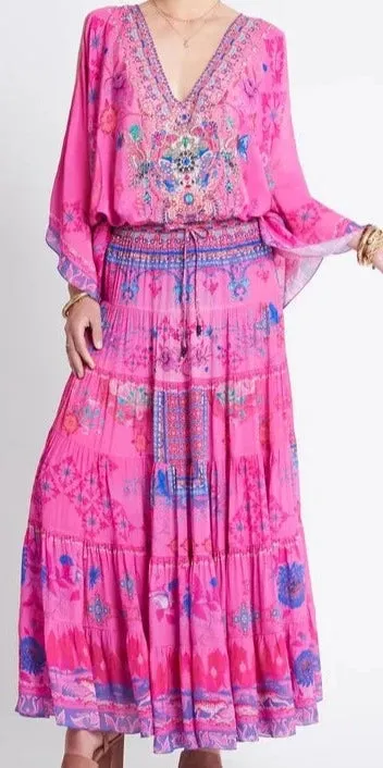 Pink Feeling Kaftan Dress