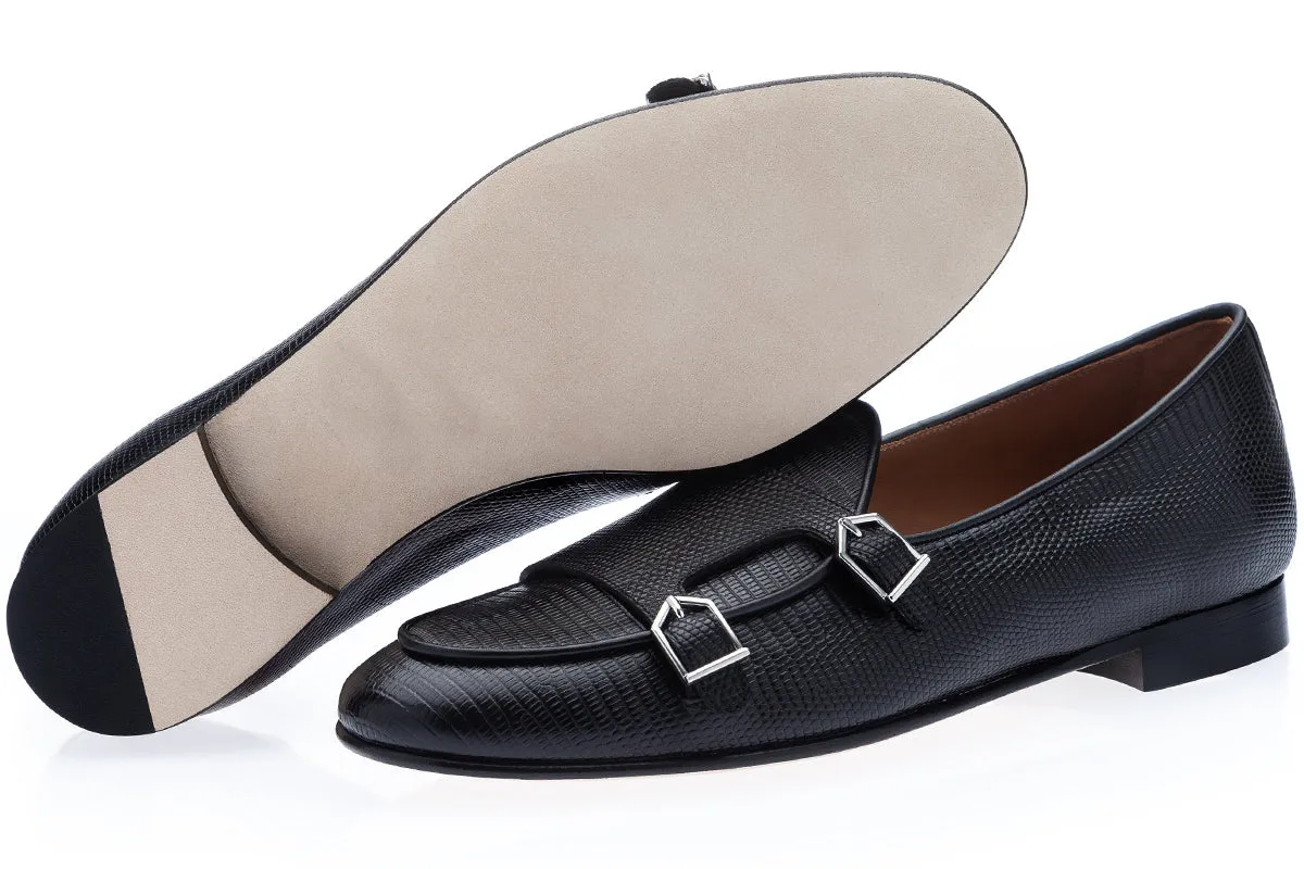 Plantal Black Casual Shoes