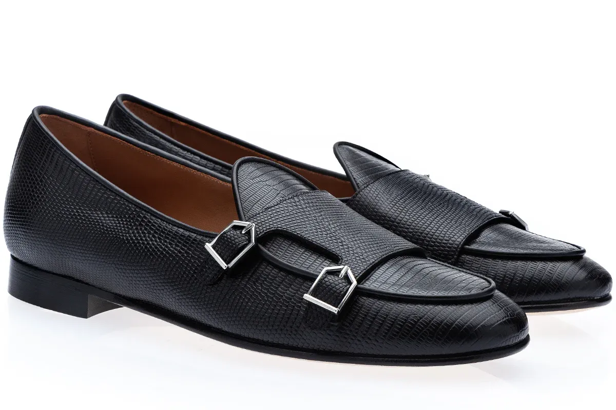 Plantal Black Casual Shoes