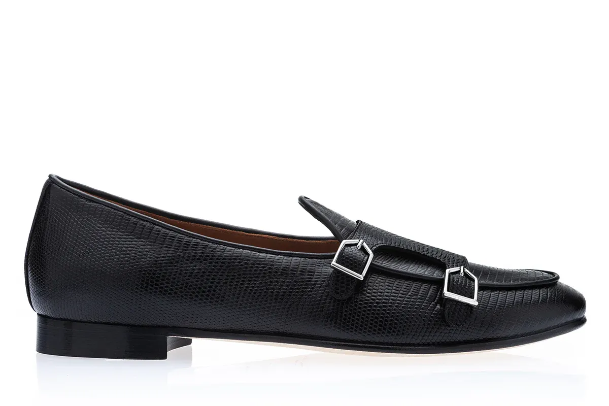Plantal Black Casual Shoes