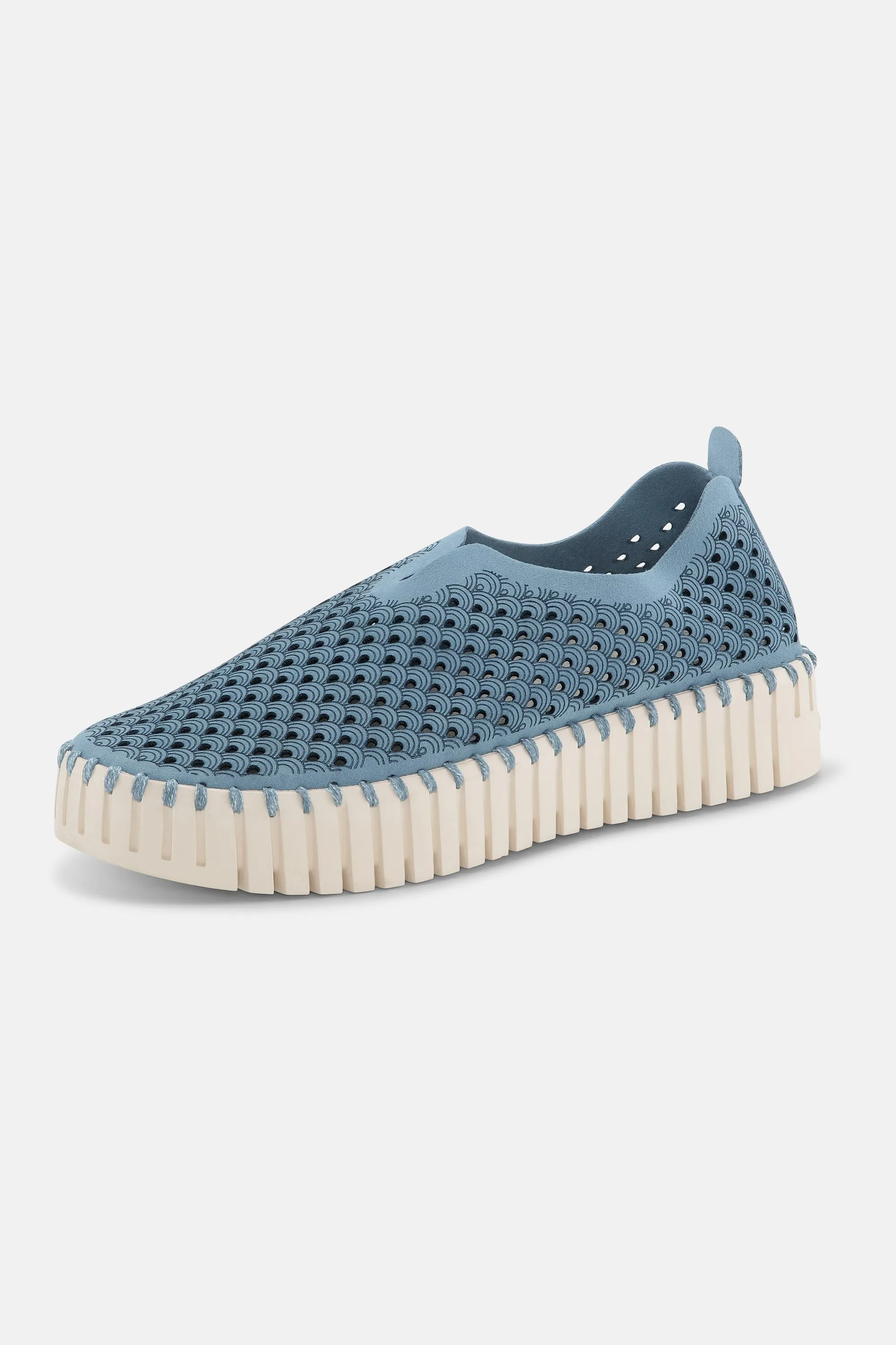 Platform Tulip Skor - Blue Cloud