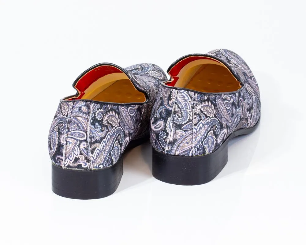 Premium Multicolor Floral Loafers for men designer slip on casual /