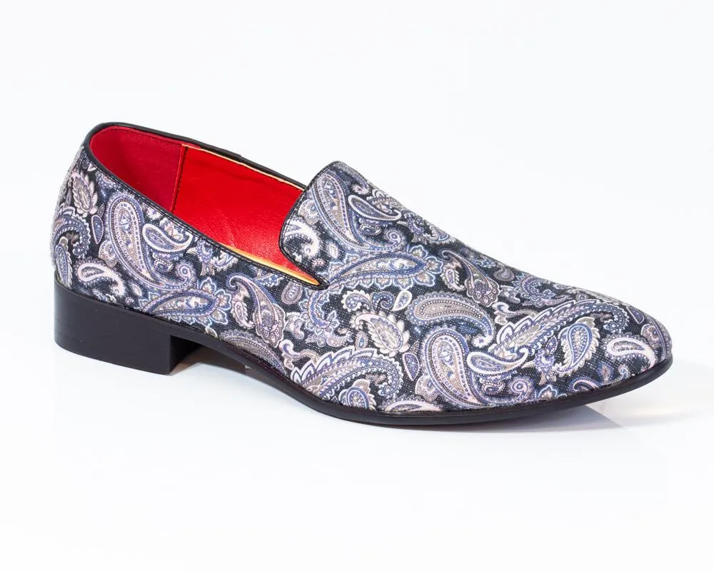 Premium Multicolor Floral Loafers for men designer slip on casual /