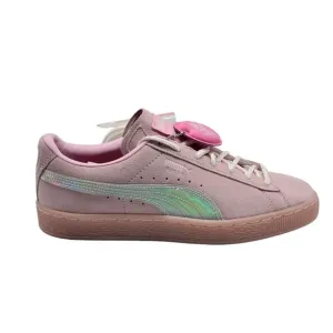 Puma L.O.L. Surprise! Girls' Sneakers US 7C Pink Suede With Holographic Stripes