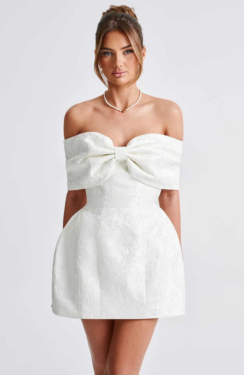 Raquel Mini Dress - Ivory