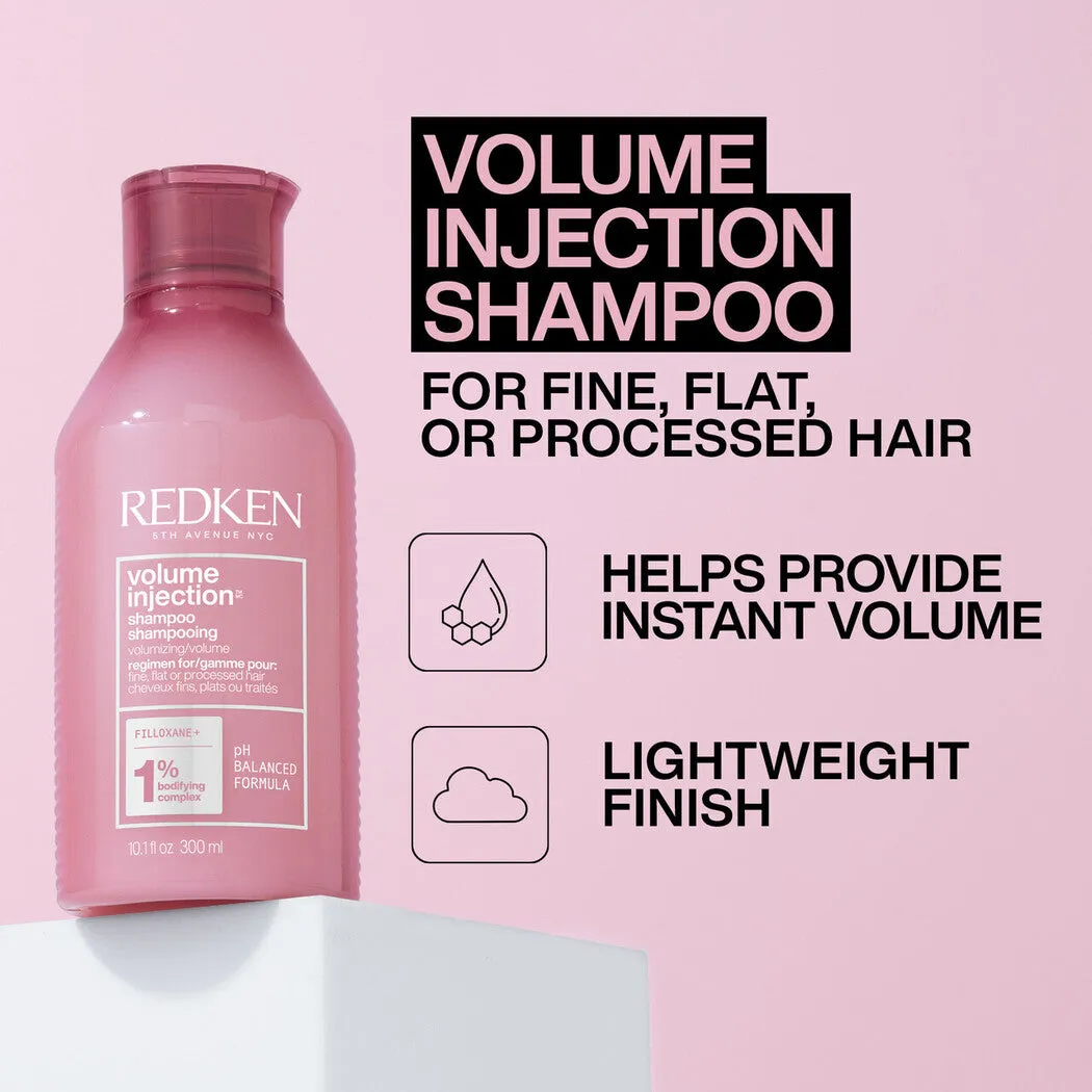 Redken Volume Injection Shampoo & Conditioner 1L Duo