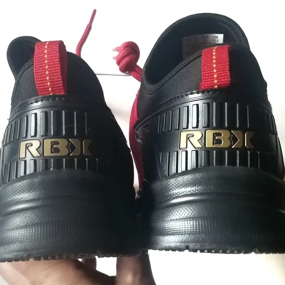 REEBOK RBX Red Sneakers Size 5 Men 7.5 women UNISEX
