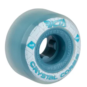 Ricta Skateboard Wheels Crystal Cores 95a - Blue / Clear