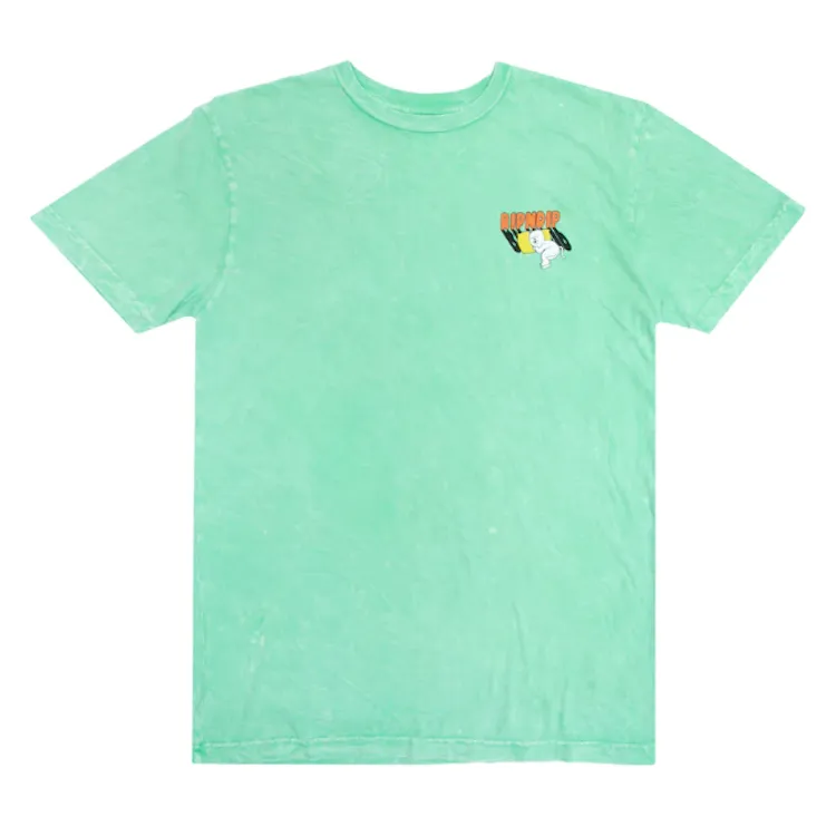 RIPNDIP Summer Camp T-Shirt Mint Mineral Wash
