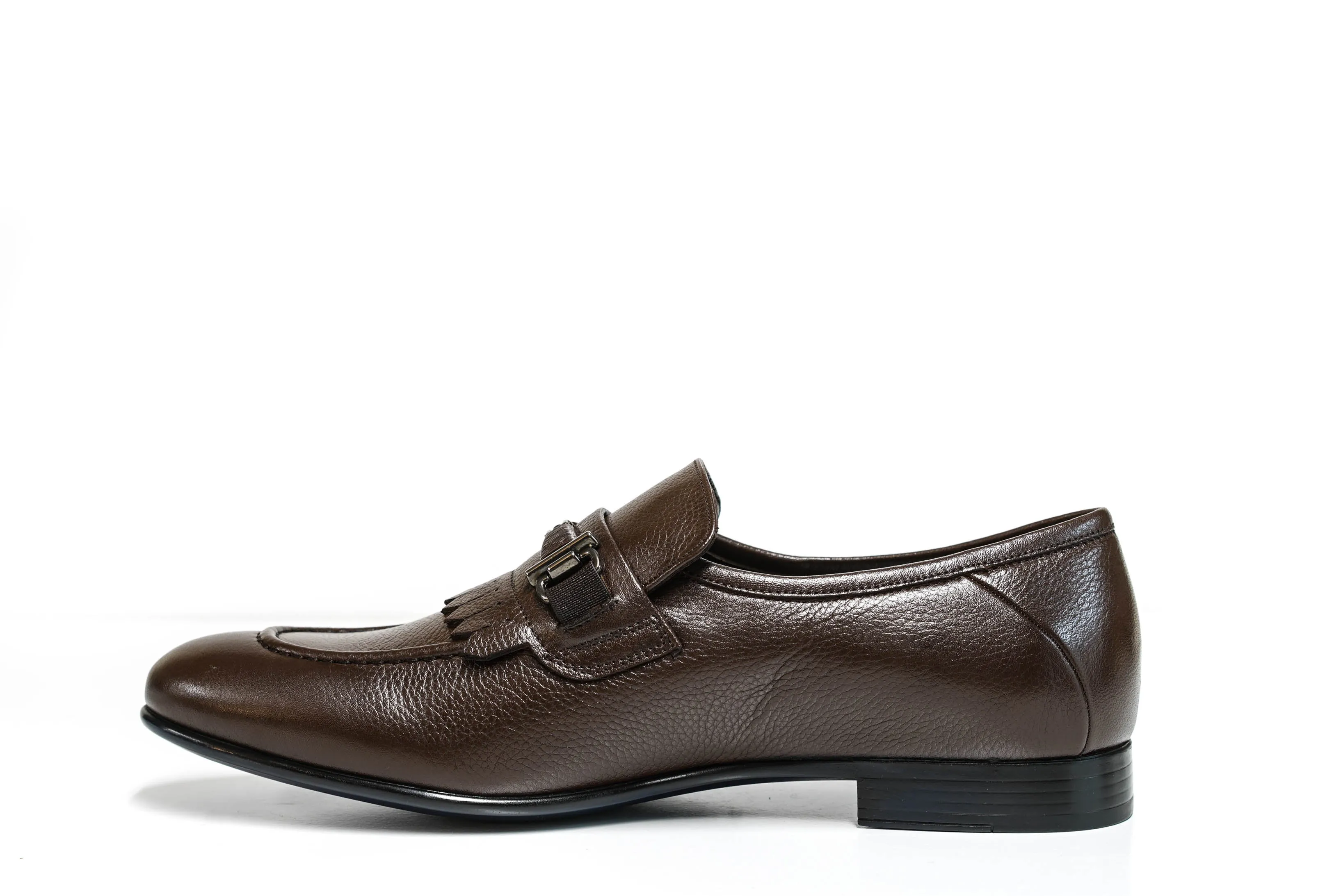 Roberto Serpentini Men's Marrone Fringe Leather Loafer 62307 50% off