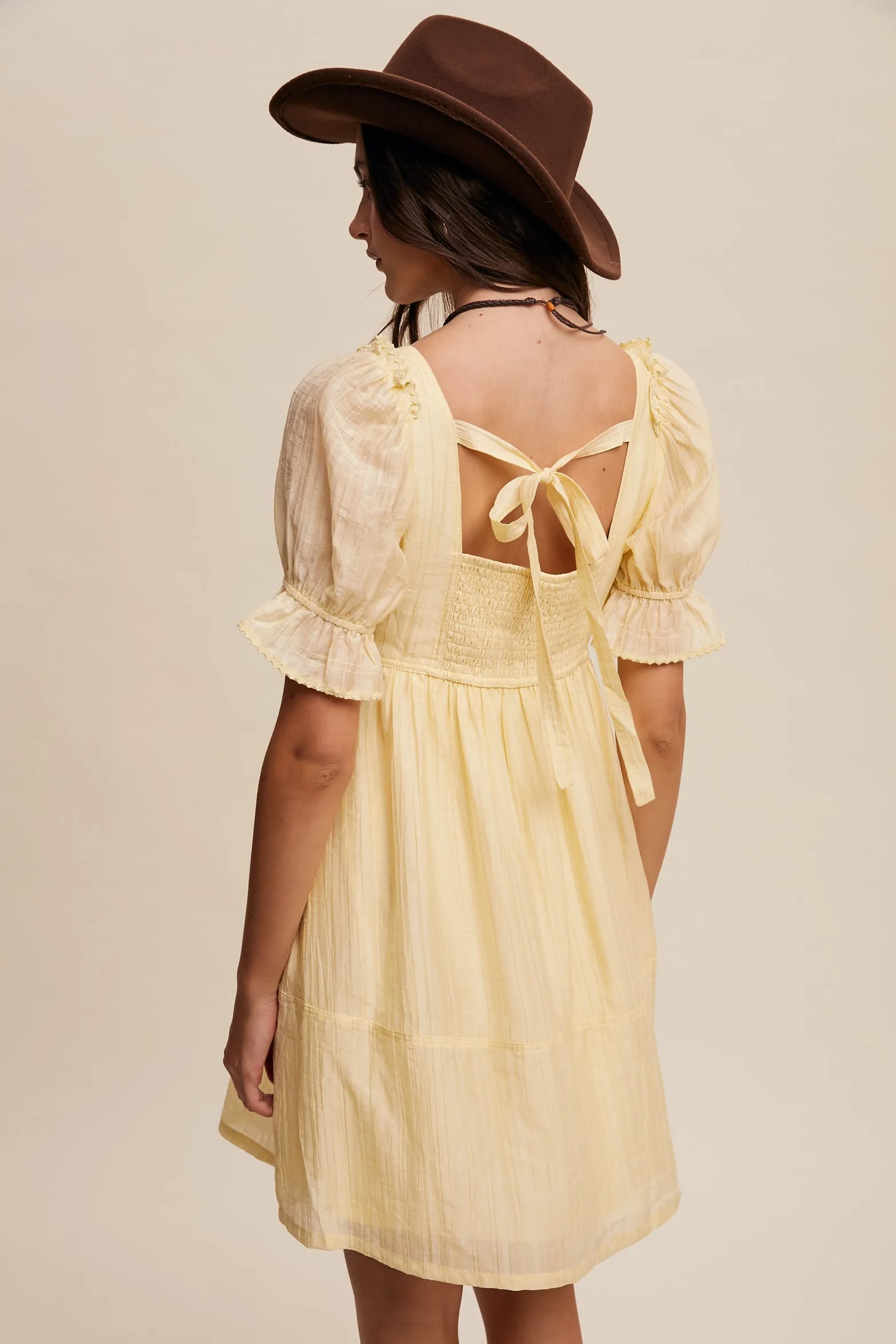 Romantic Lace Babydoll Dress