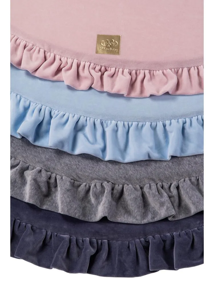 Round Foam Play Mat with Frills For Baby By MeowBaby