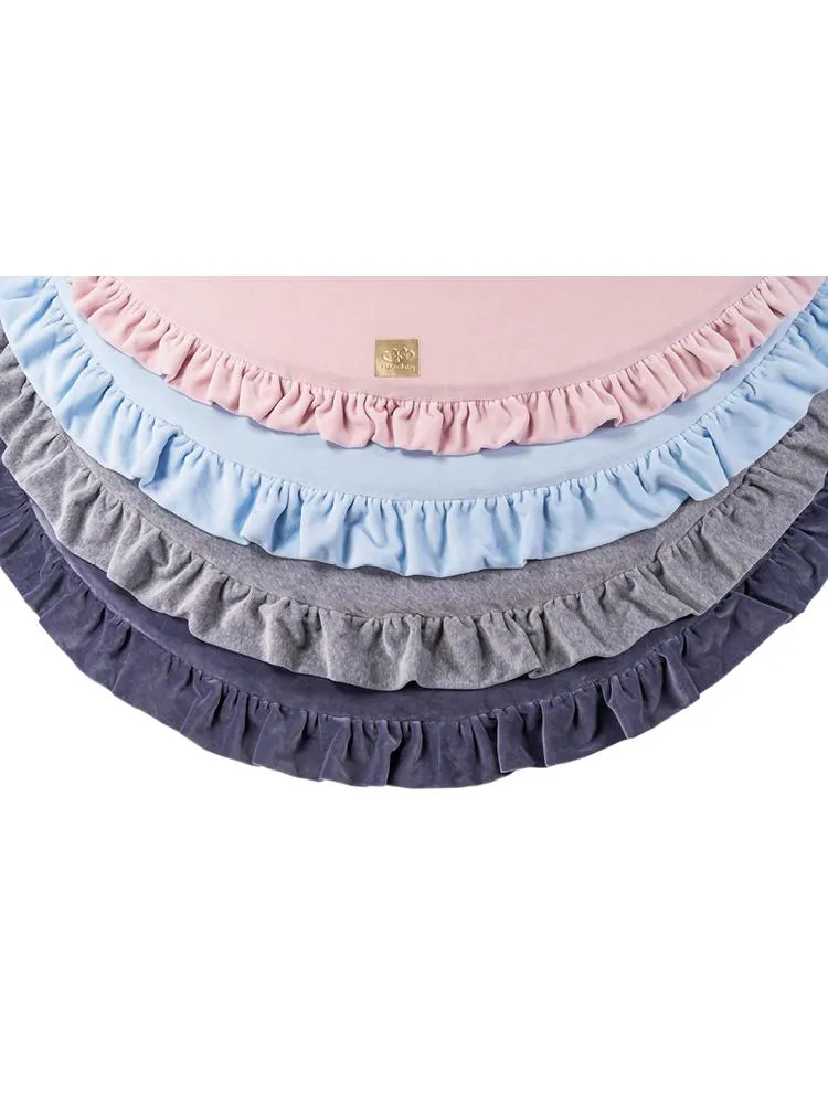 Round Foam Play Mat with Frills For Baby By MeowBaby