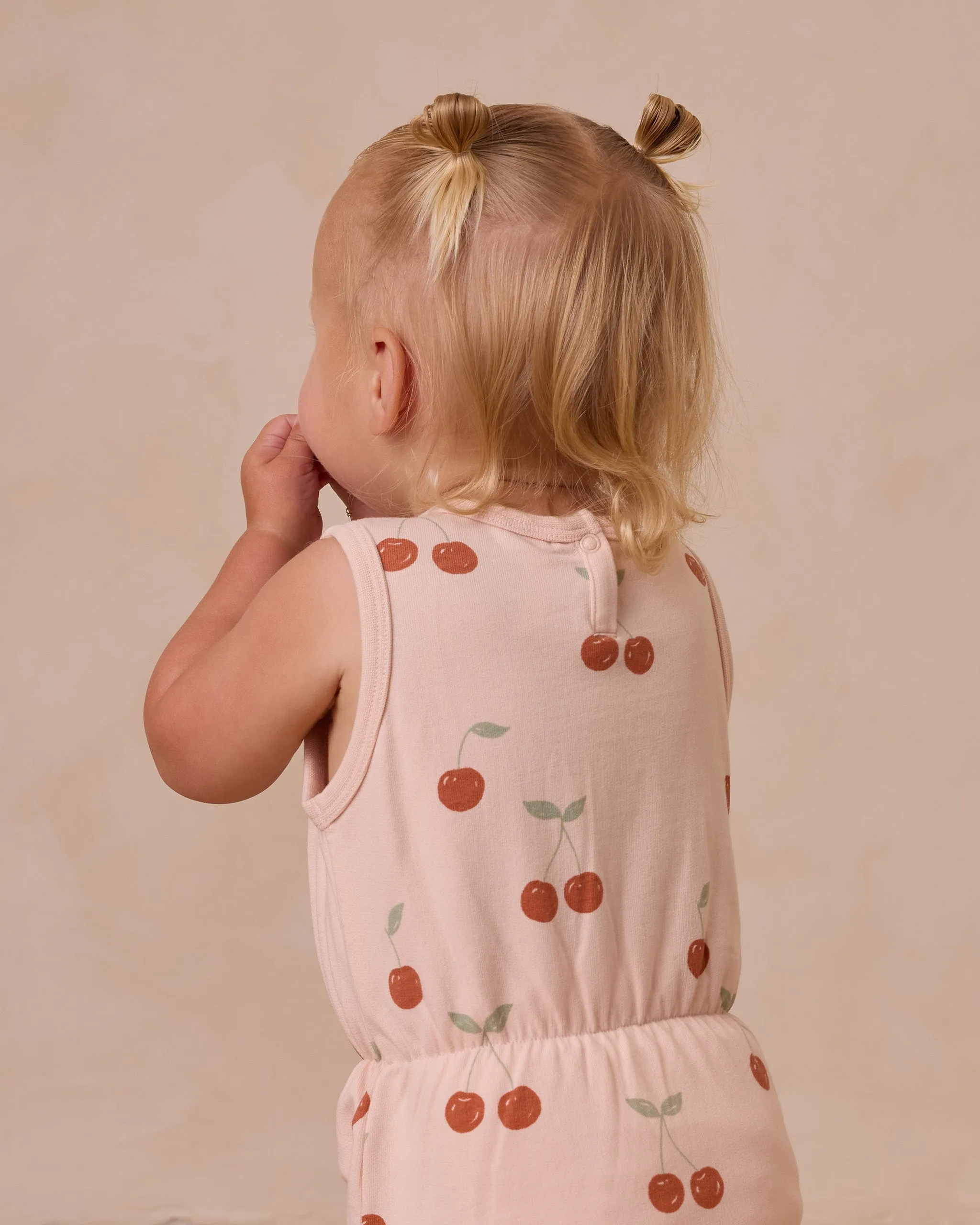 RYLEE   CRU Cinch Playsuit || Cherries