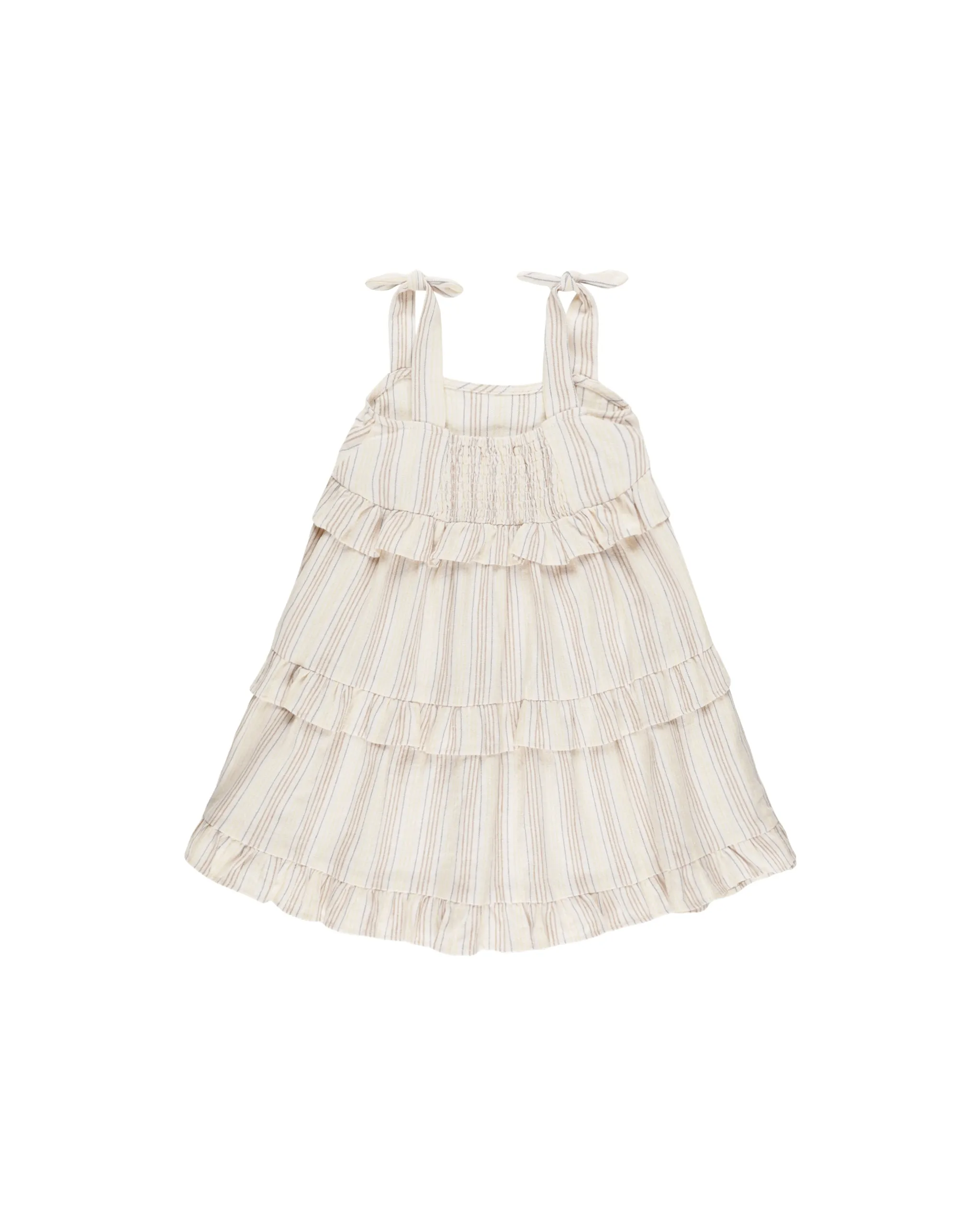 RYLEE   CRU Ruffle Swing Dress || Summer Stripe