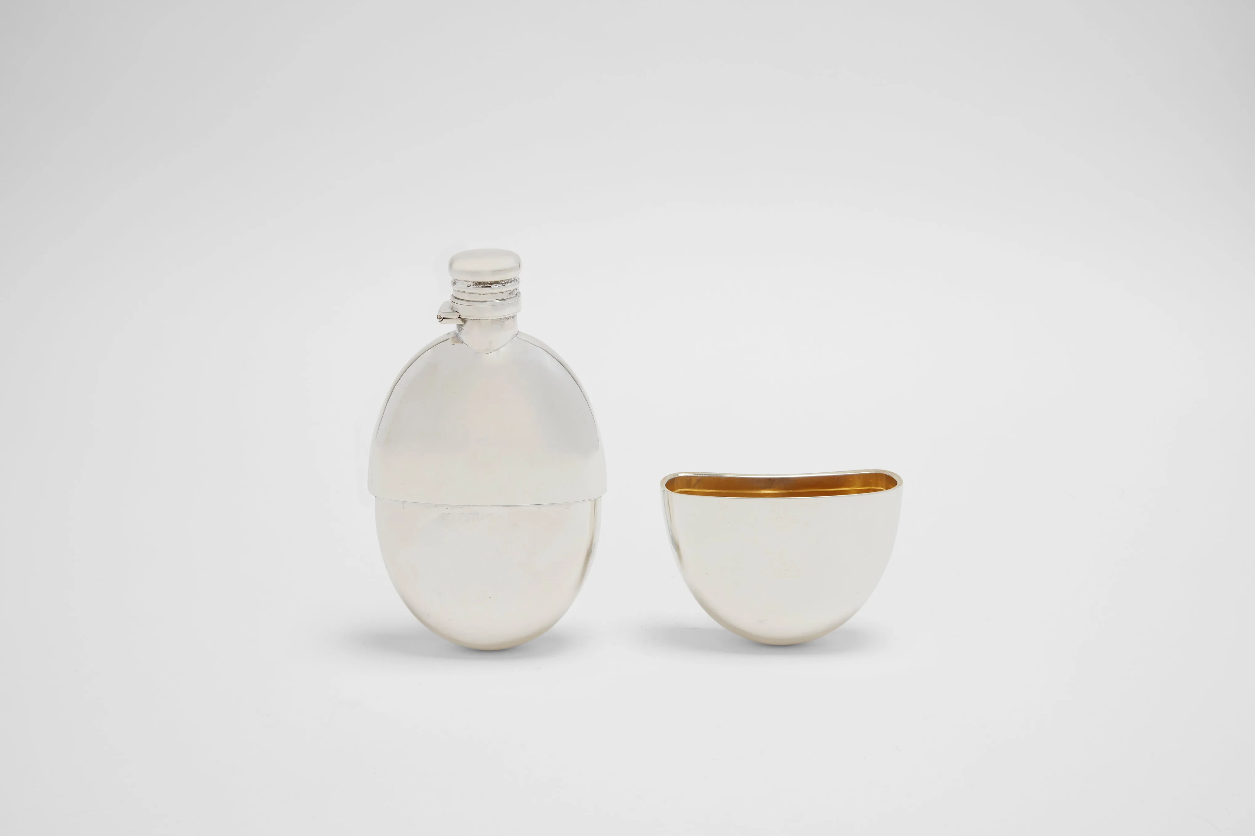 Sampson Mordan Drinking Flask with Removable Cup