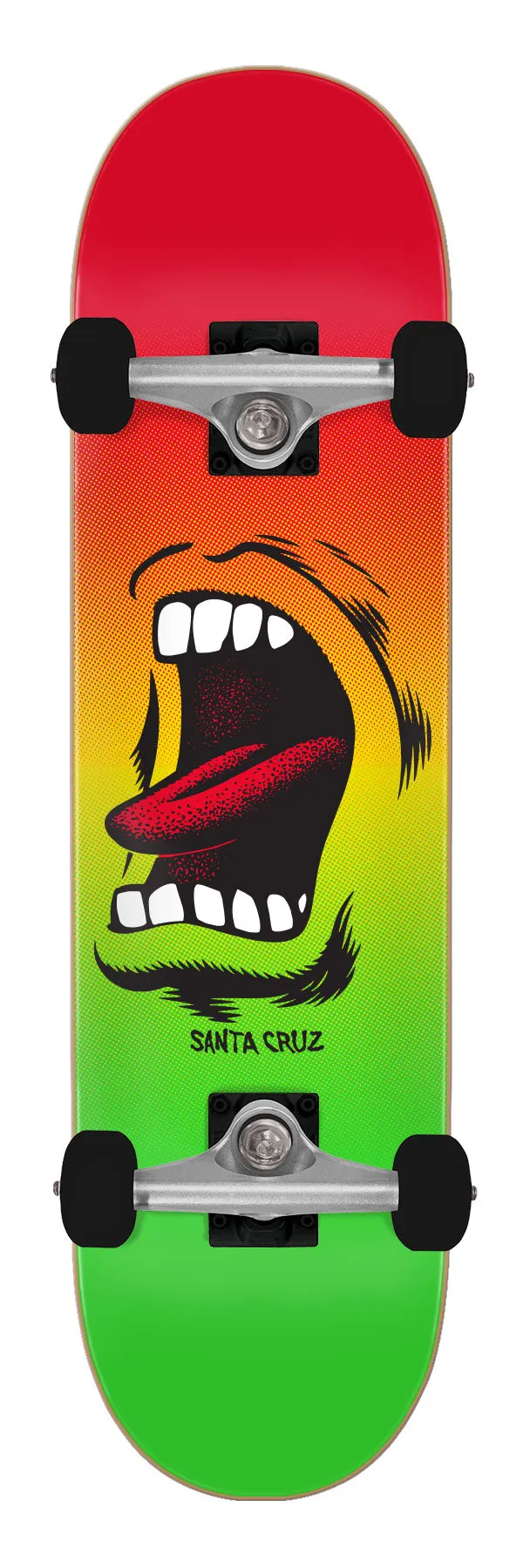 SANTA CRUZ SCREAMING MOUTH 8" COMPLETE SKATEBOARD