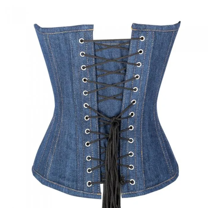 Sciver Denim Overbust Corset