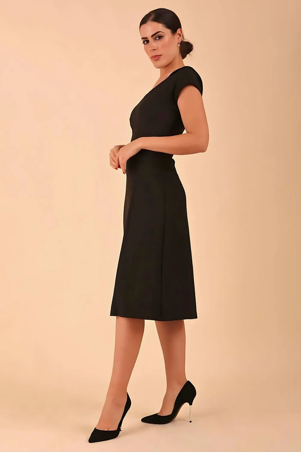 Seed Bowmore V-Neck A-line Dress