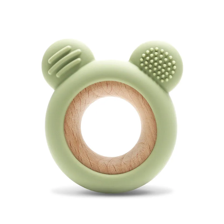 Silicone and Beech Teether “BEAR”