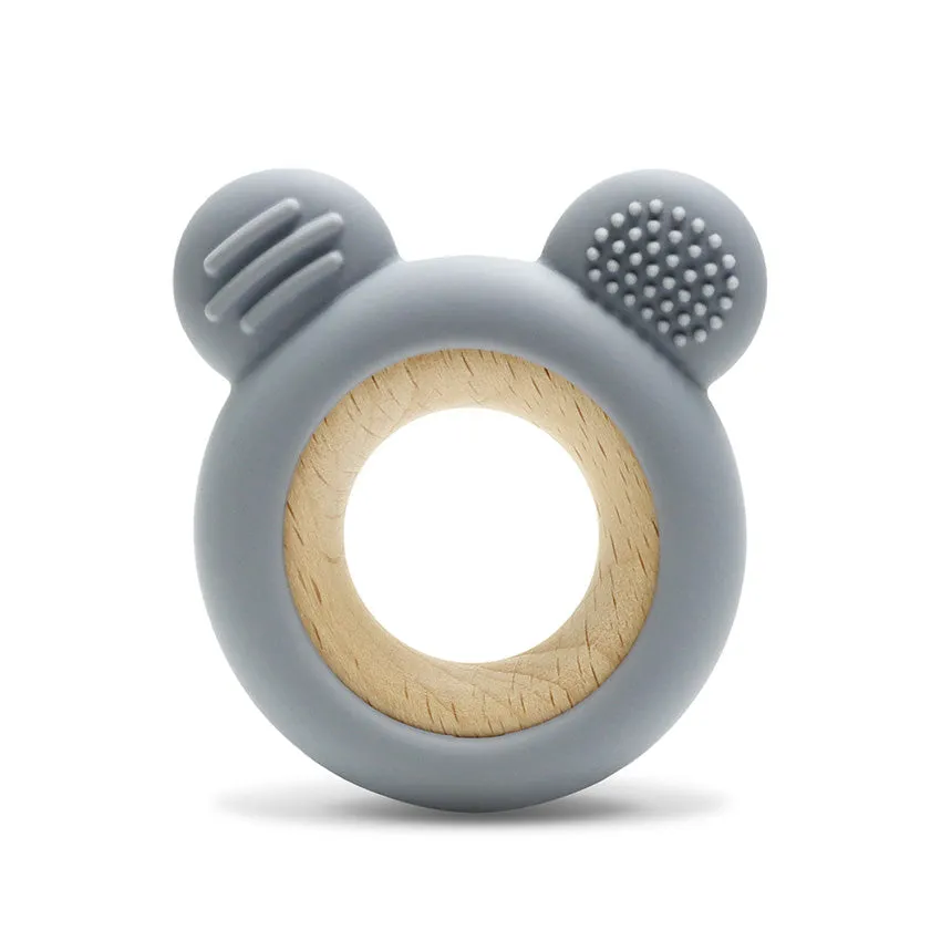 Silicone and Beech Teether “BEAR”