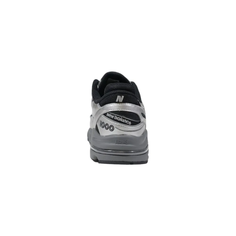 Silver Synthetic Sneaker