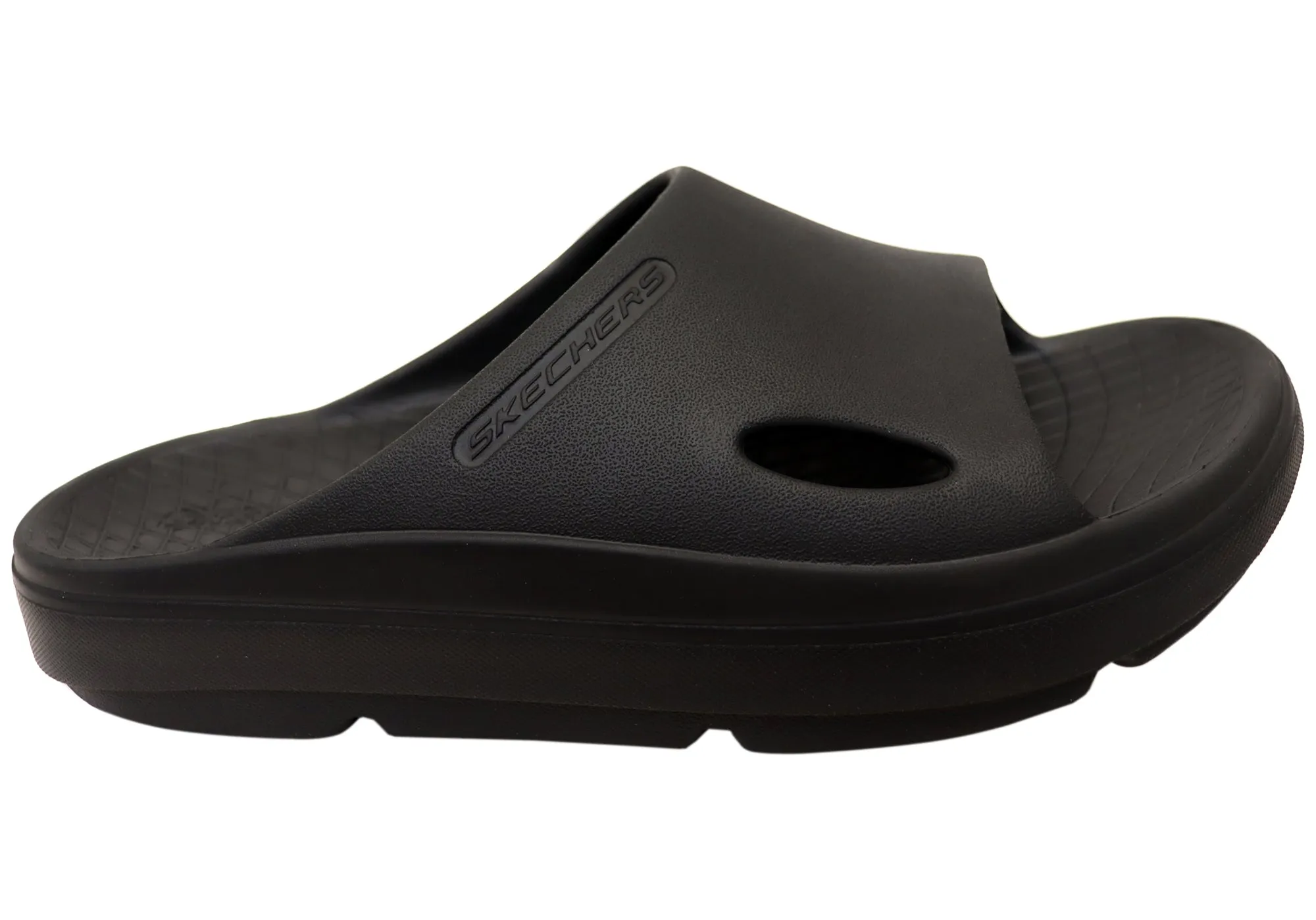 Skechers Mens Relaxed Fit Relay Re Bounce Slide Sandals
