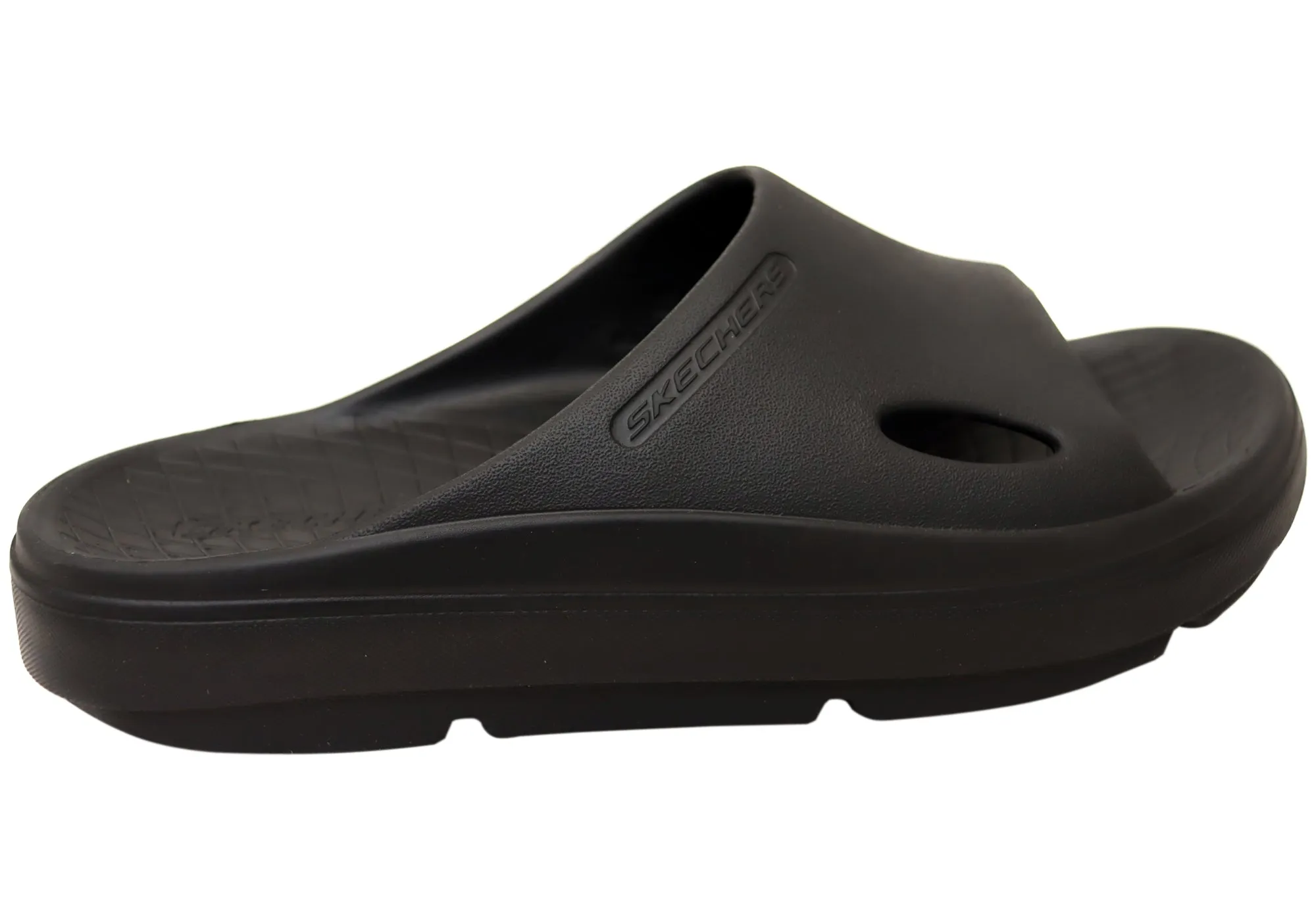 Skechers Mens Relaxed Fit Relay Re Bounce Slide Sandals