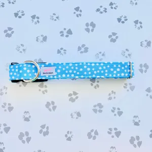 Sky Blue Dot Collar