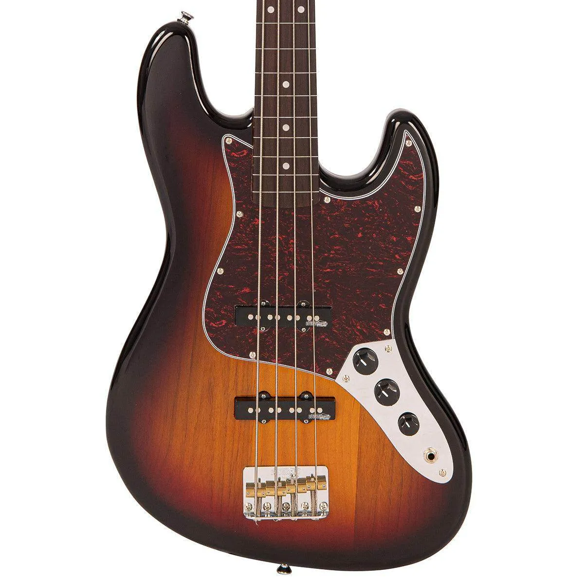 SOLD - VJ74 ProShop Custom Build ~ Fretless Sunset Sunburst