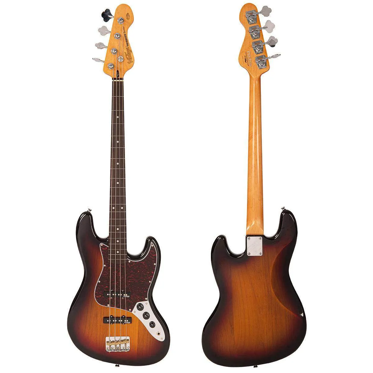 SOLD - VJ74 ProShop Custom Build ~ Fretless Sunset Sunburst