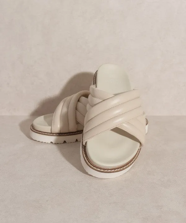 Stace Puffed Strap Slide