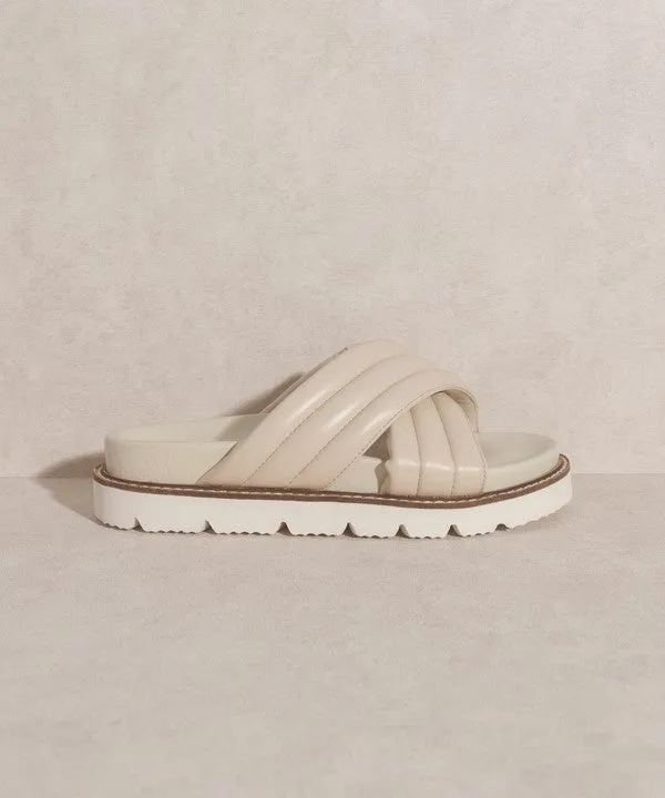 Stace Puffed Strap Slide