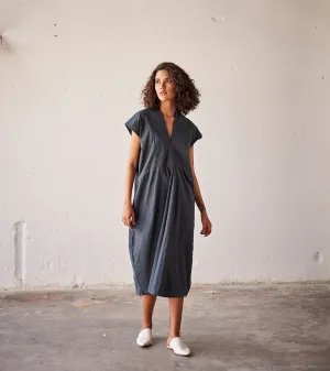Summer Dress Cotton  Pleat- Green-Fashion Edit Indian Summer-KW813-Khara Kapas