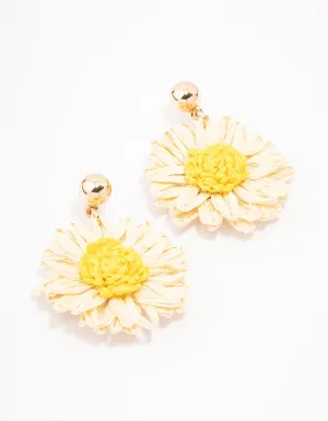 Summer Flower Drop Earrings