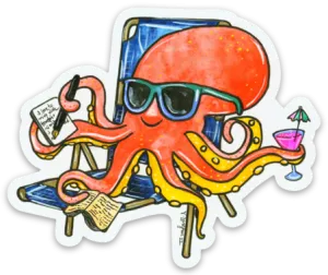 Summer Inktopus Sticker