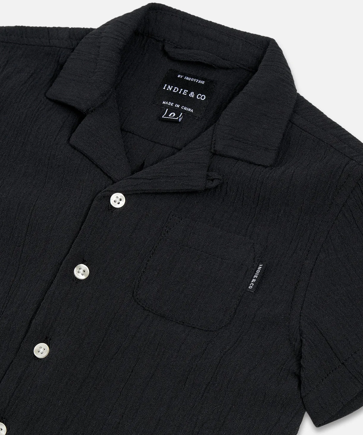 The Irvington Shirt - Washed Black