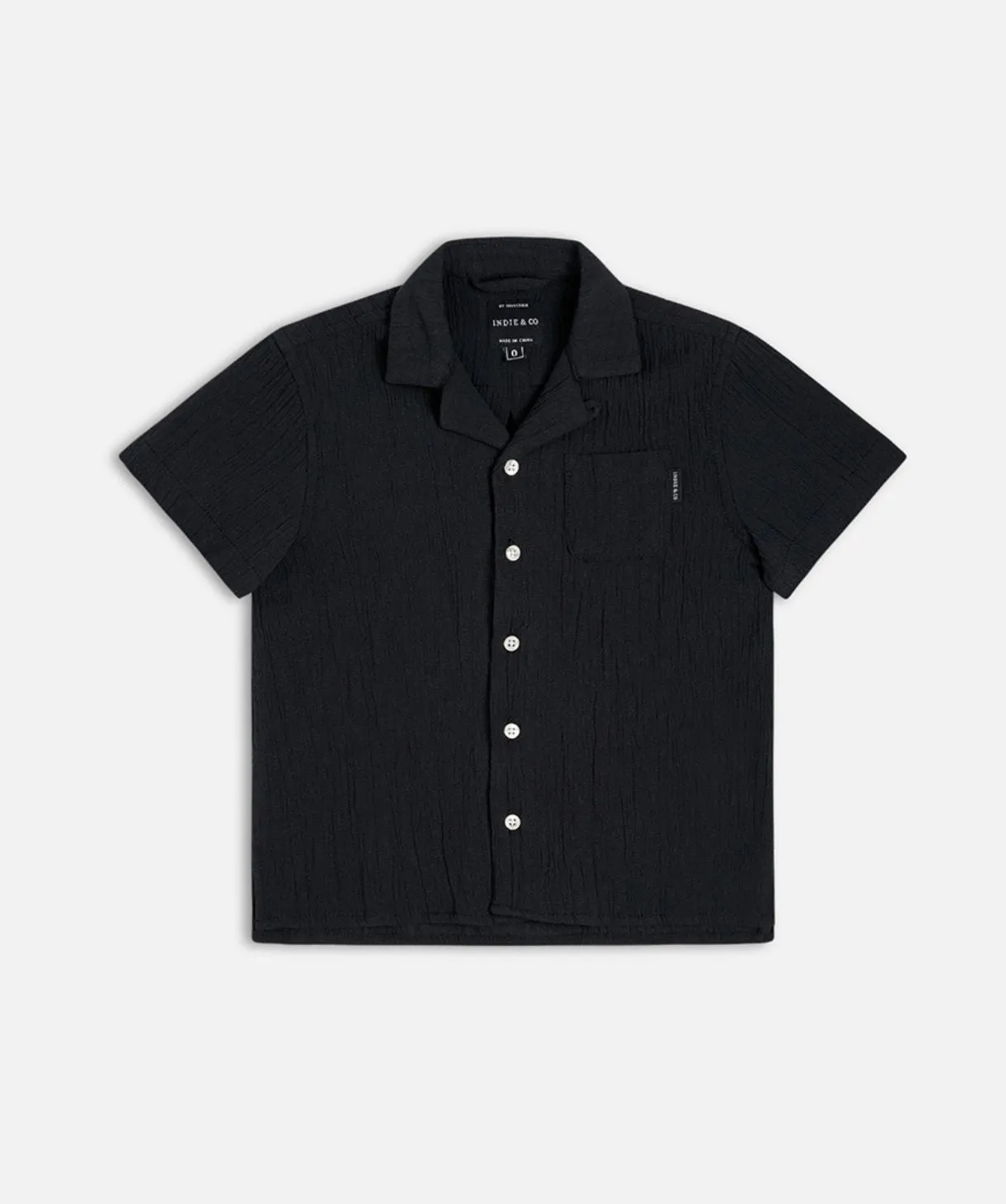 The Irvington Shirt - Washed Black
