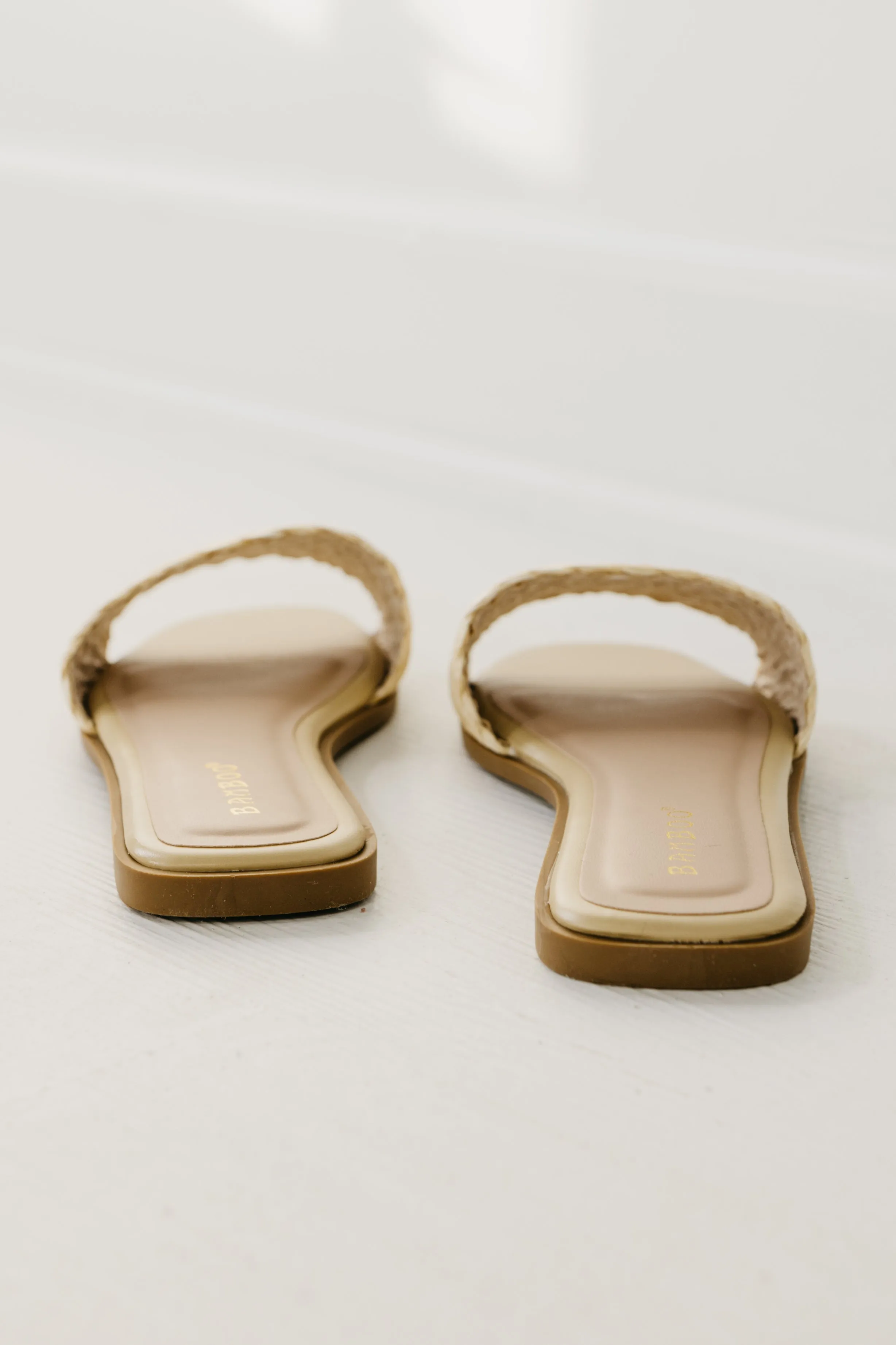 The Sunhat Raffia Slide Sandal