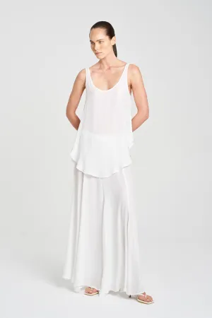 TULLE SKIRT - White