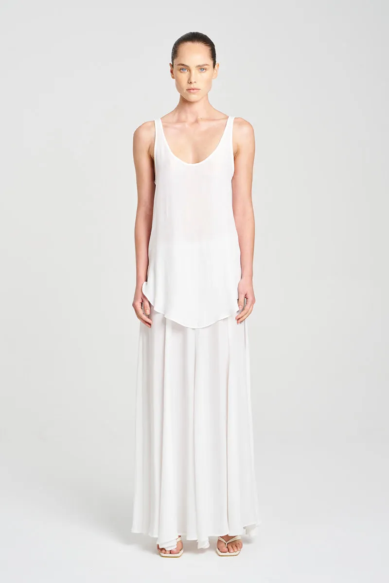 TULLE SKIRT - White