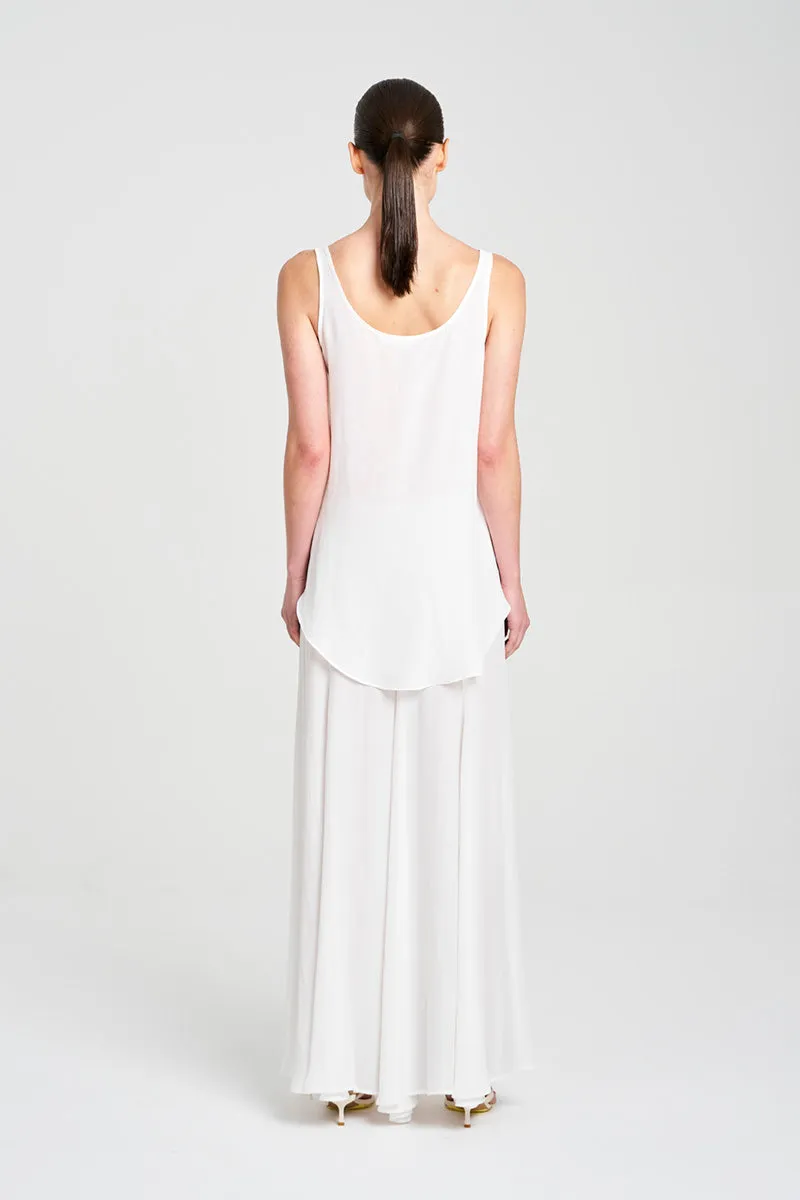 TULLE SKIRT - White