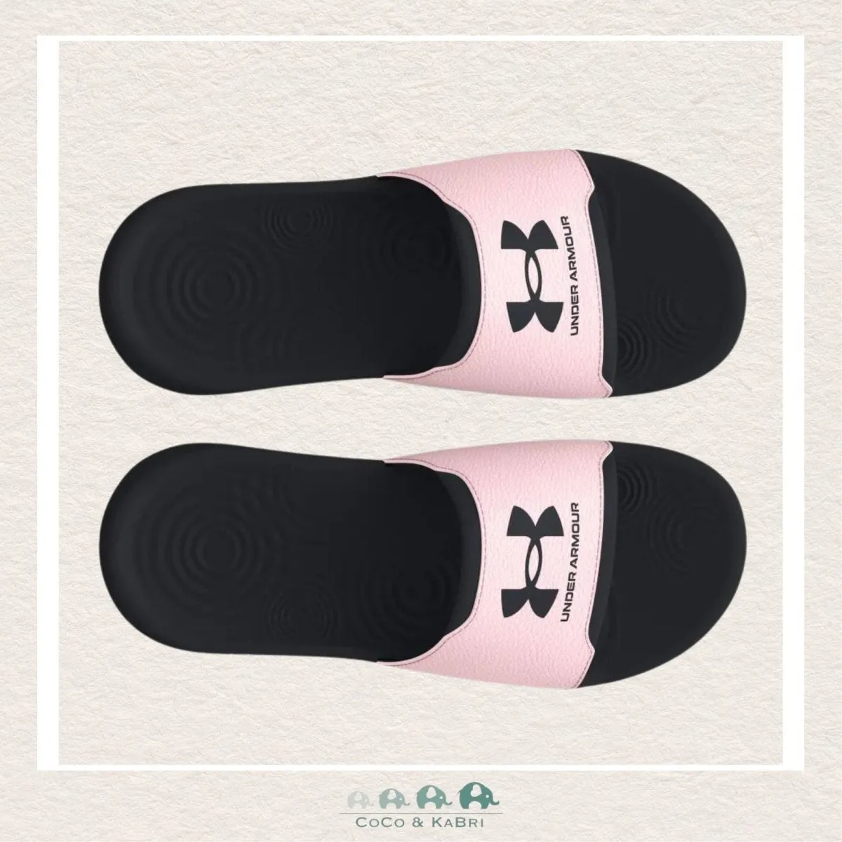 *Under Armour Girls' Ignite Select Slides Black/Pink